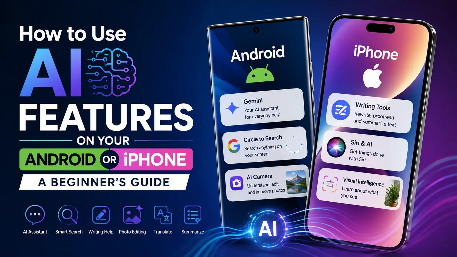 How to Use AI Features on Your Android or iPhone: A Beginner's Guide