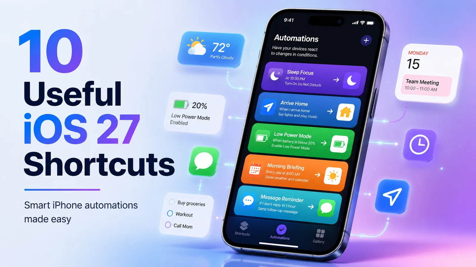 10 Useful iOS 27 Shortcuts You Can Build With Apple Intelligence