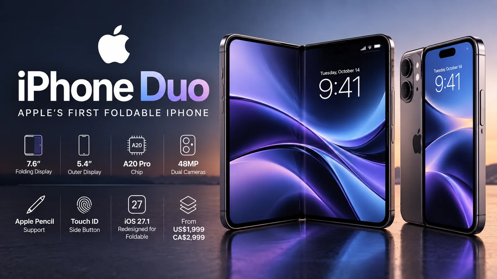 iPhone Duo: Features, Specs, Price & Release Date (2026)