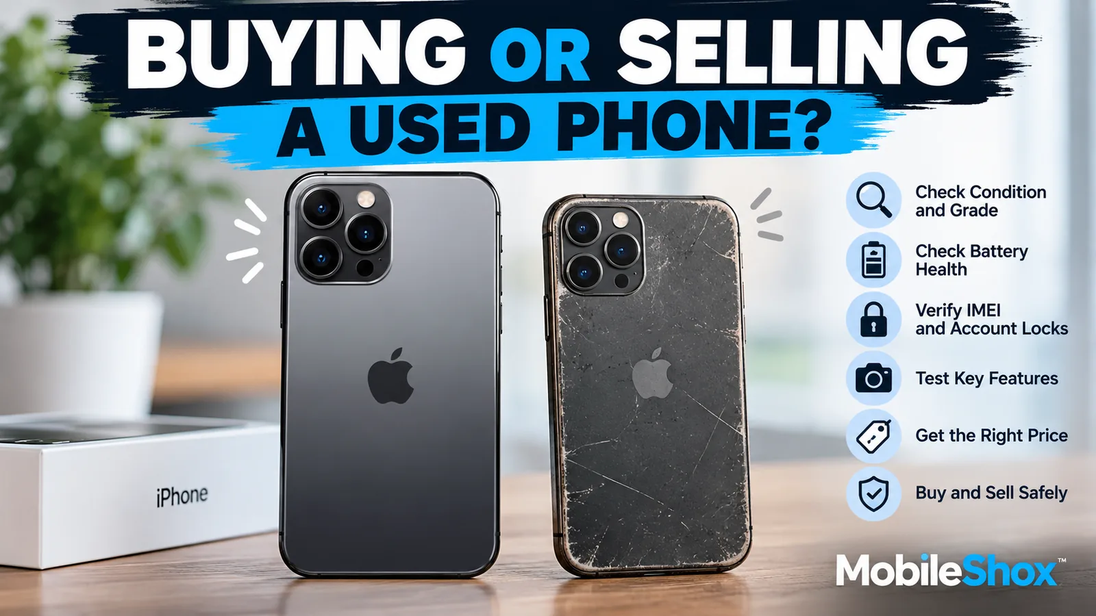 Used Phone Buying & Selling Guide 2026: Grades, Battery Health & Smart Tips